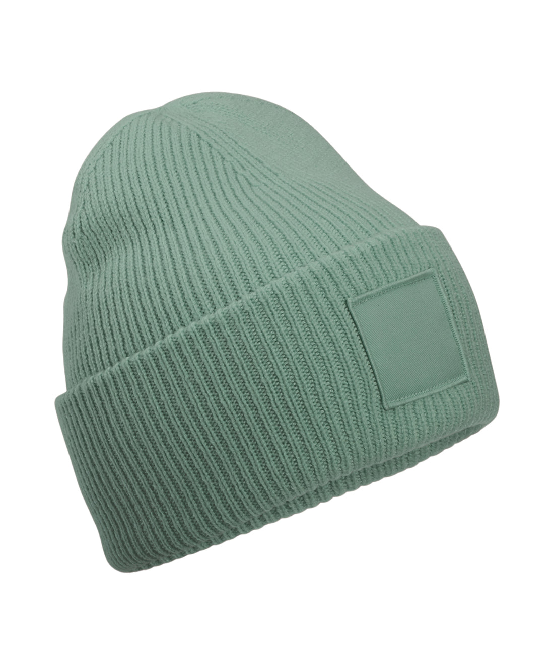 Beechfield Deep-Cuffed Tonal Patch Beanie (B336R)