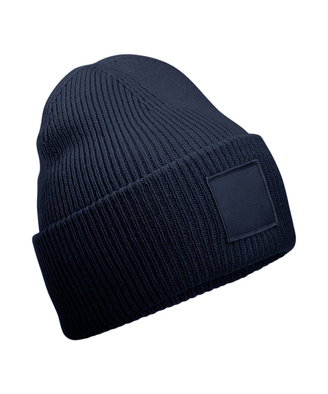 Beechfield Deep-Cuffed Tonal Patch Beanie (B336R)
