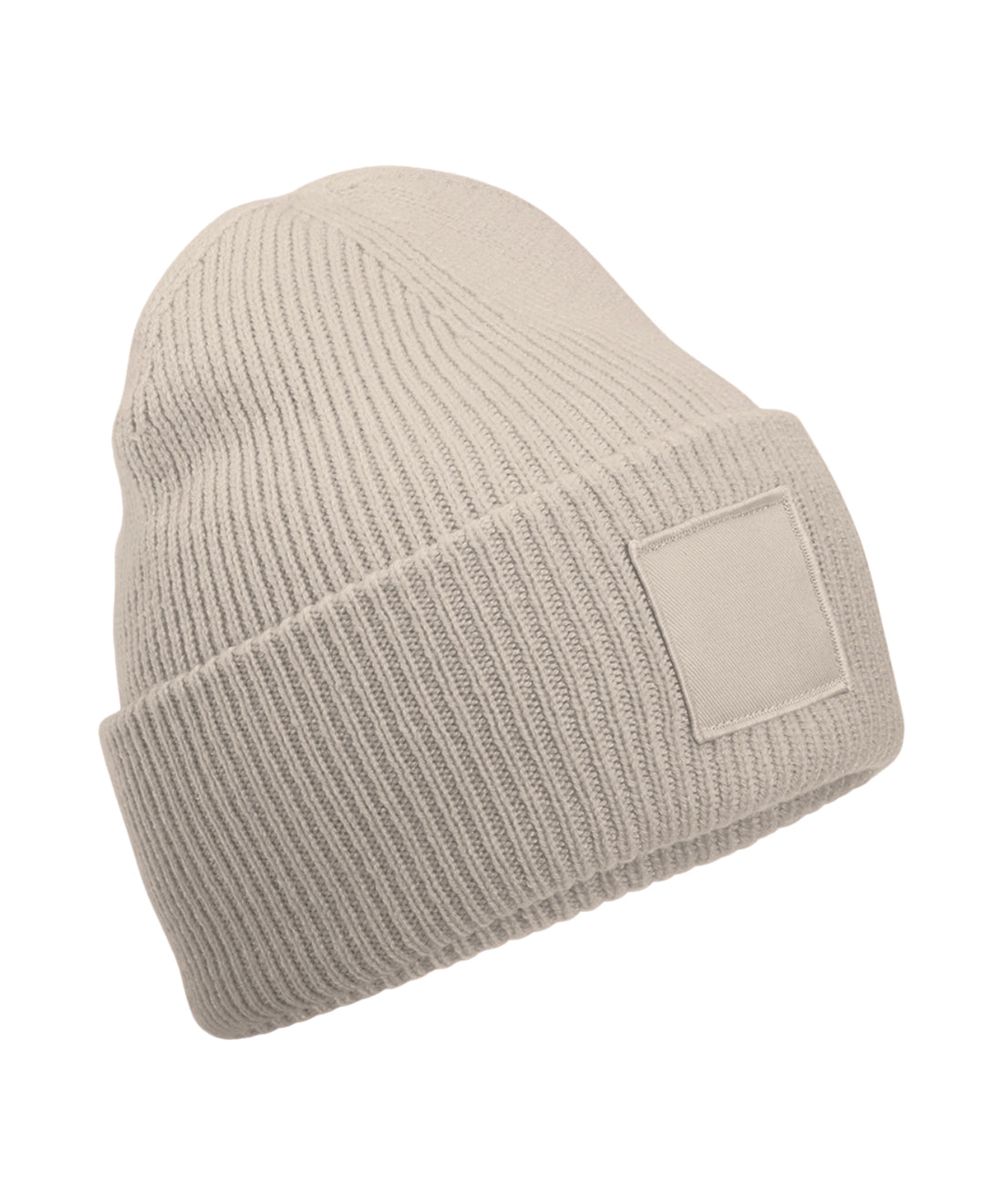 Beechfield Deep-Cuffed Tonal Patch Beanie (B336R)