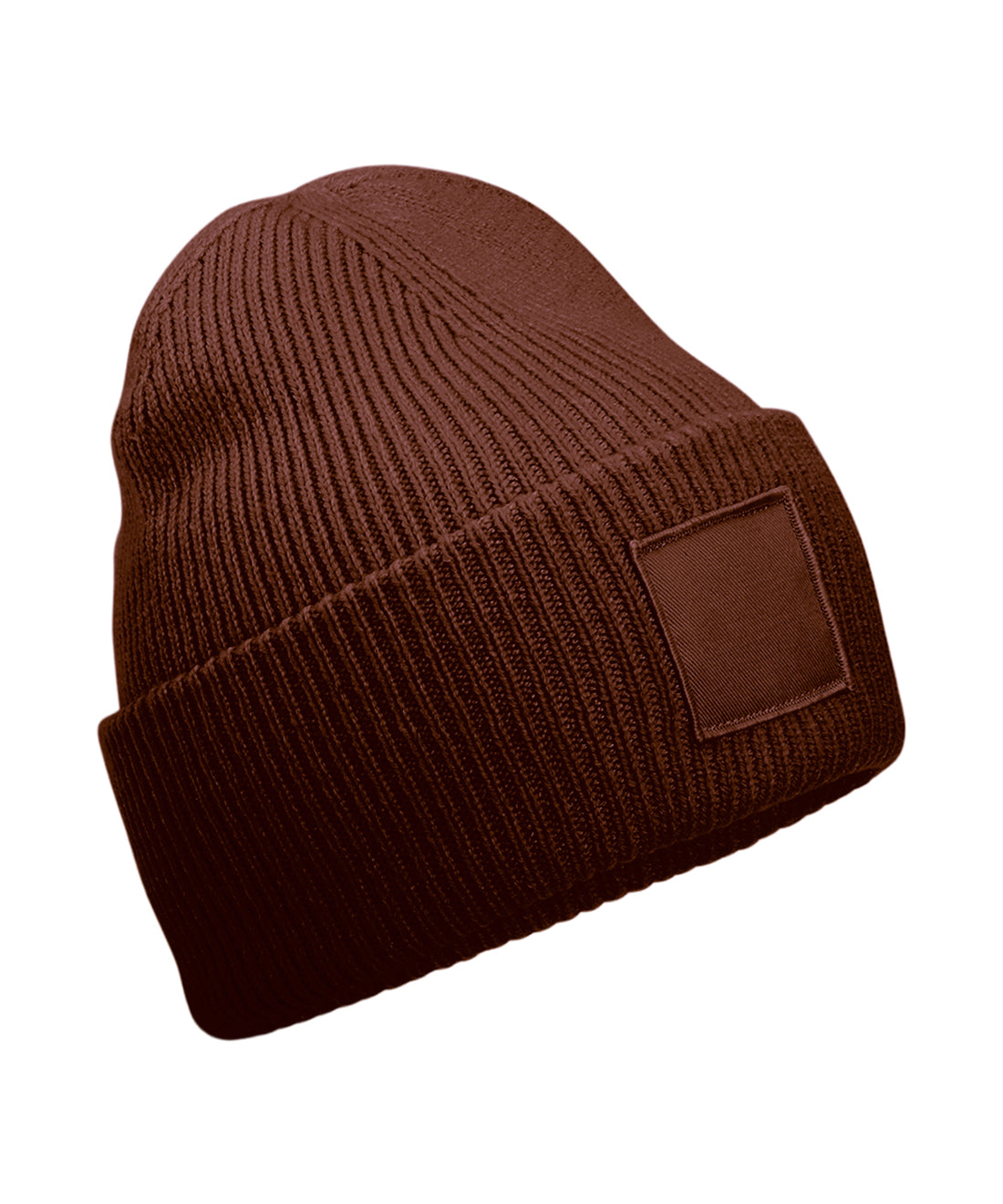 Beechfield Deep-Cuffed Tonal Patch Beanie (B336R)