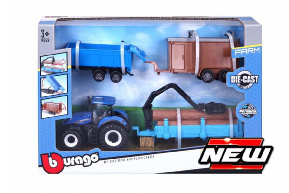 Bburago New Holland T7.315 play set
