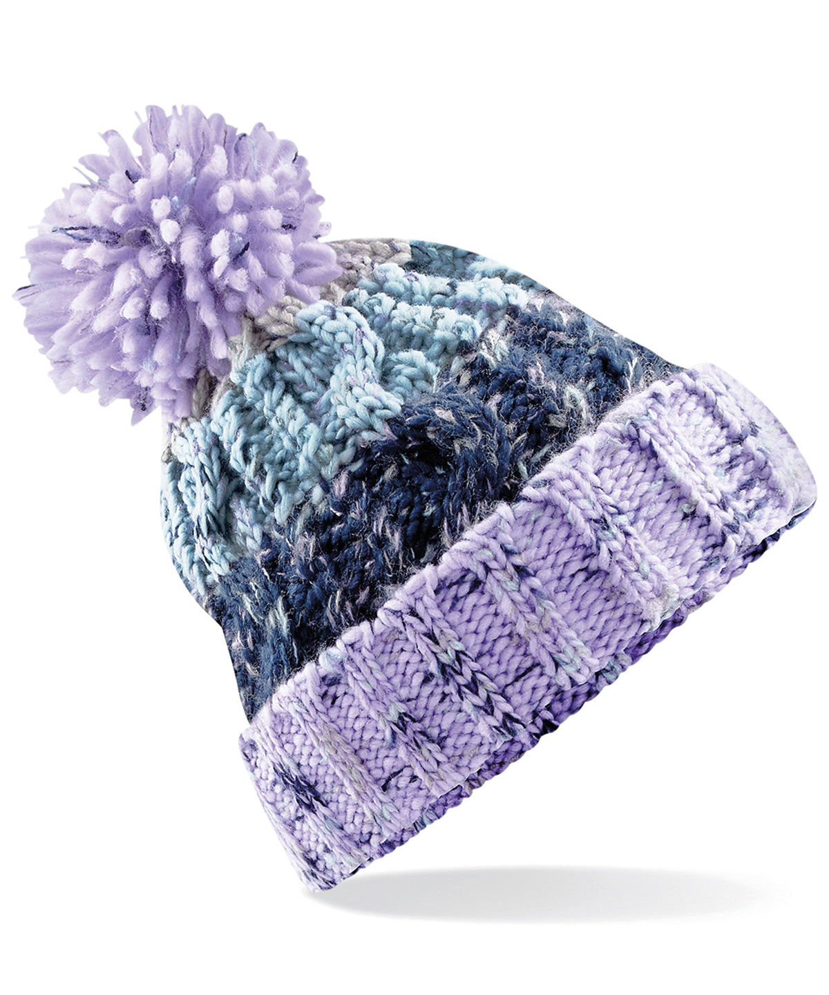 Beechfield Corkscrew Pom Pom Beanie (BC486)
