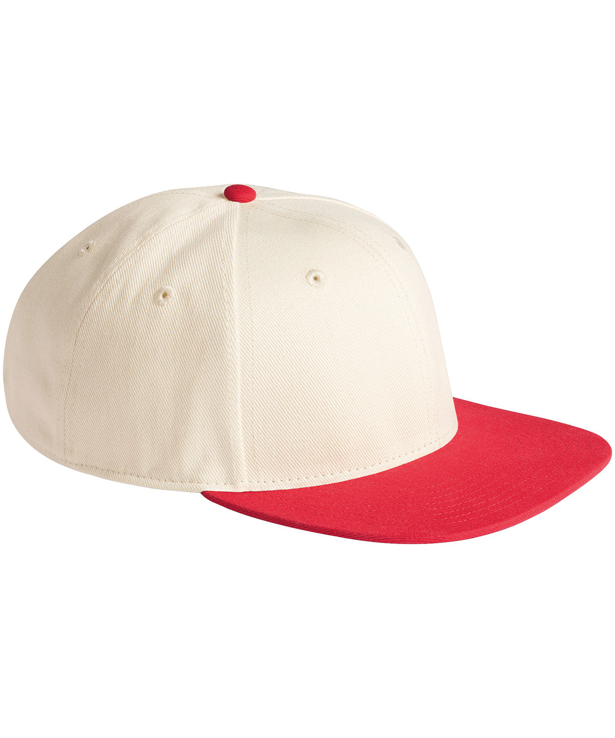 Beechfield Contrast Flat Peak 6-Panel Cap (BC662)