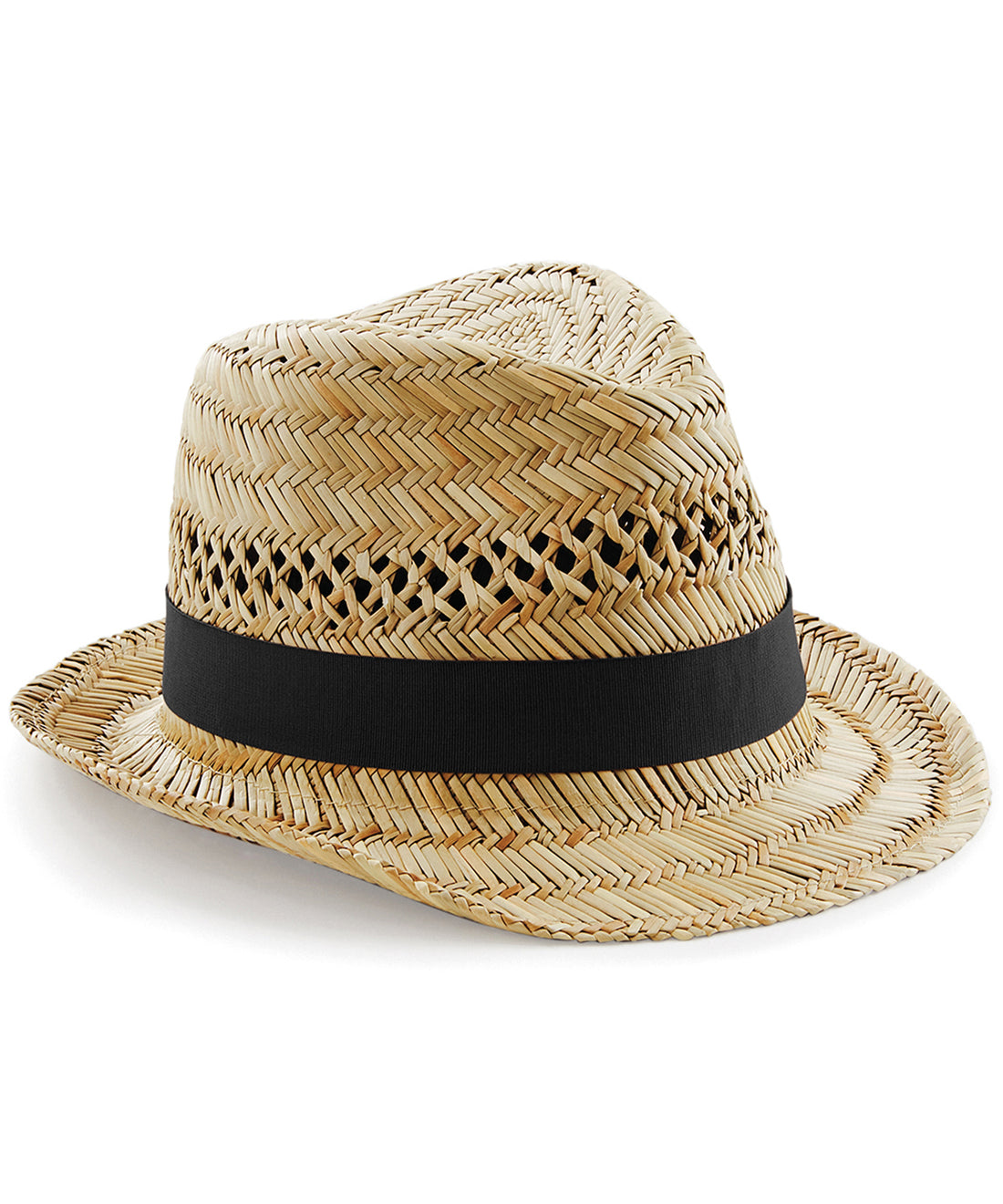 Beechfield Straw Summer Trilby (BC730)