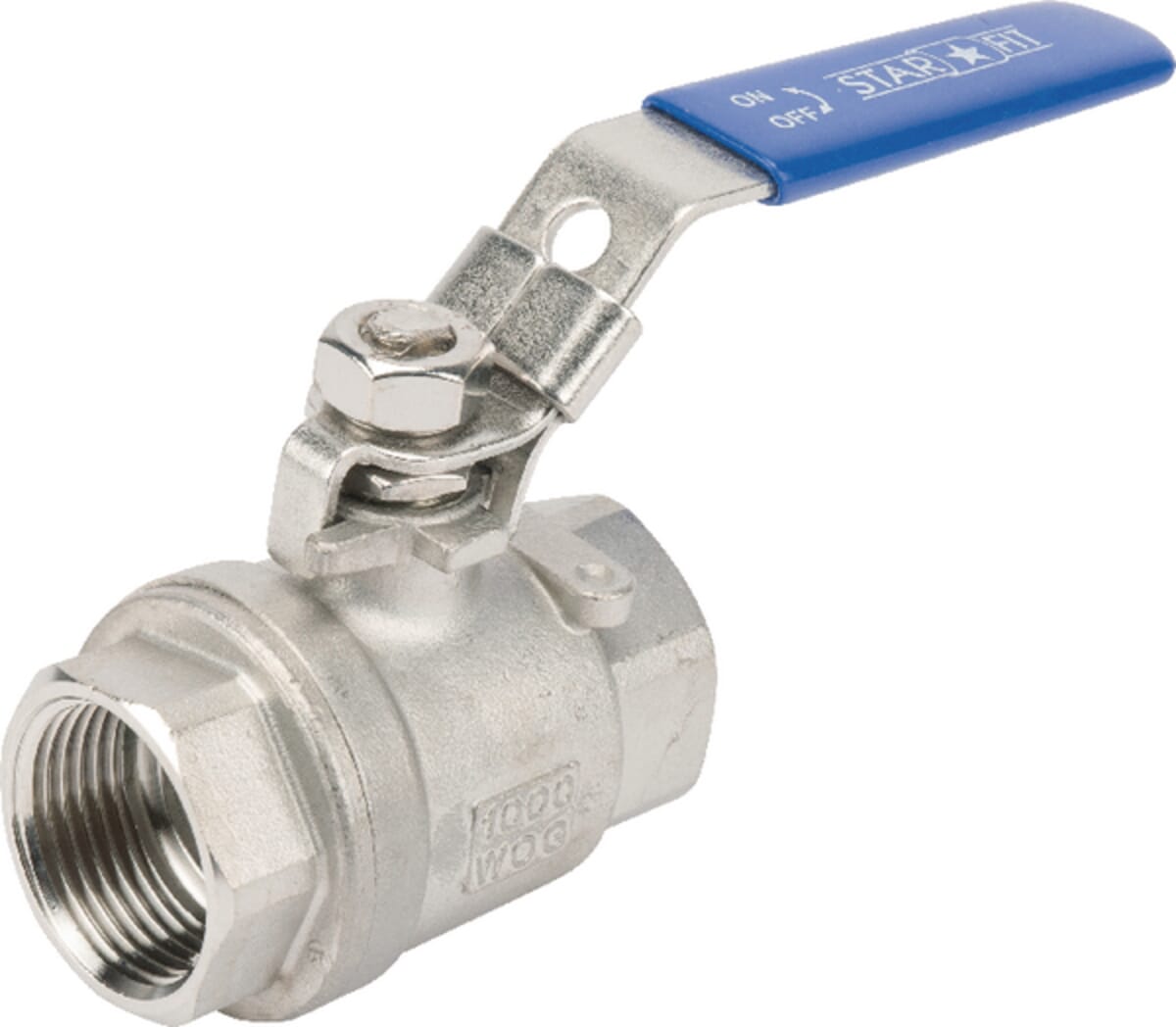 Stainless steel ball valve - Internal thread (BSPT) x internal thread (BSPT) - short version