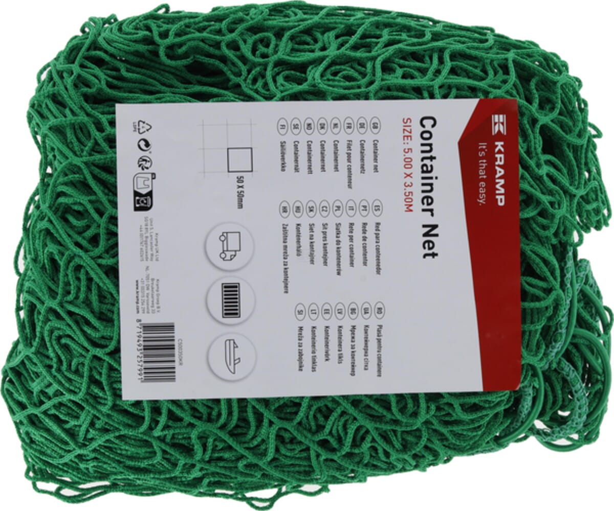Trailer cargo nets, mesh width 50x50mm