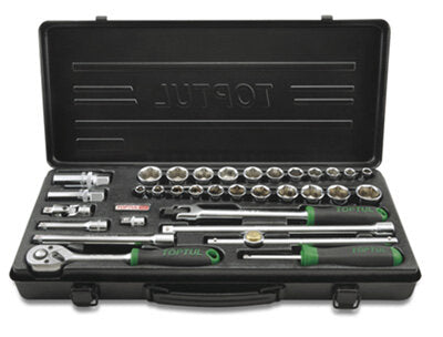3/8"Dr Socket set 33Pc (metric & sae)