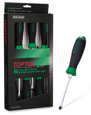 Go-Thru Screwdriver Set 6pce