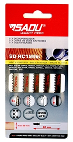 Jigsaw Blade Bosch Wood/Laminate 2.5mm - 20mm