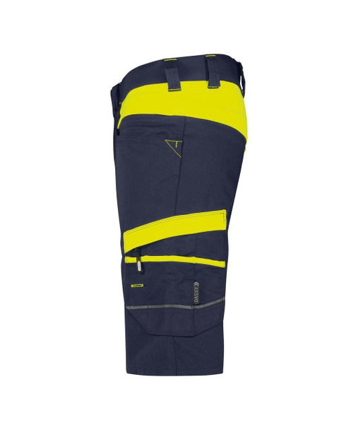 DASSY Manilla Shorts Midnight Blue/Fluo Yellow