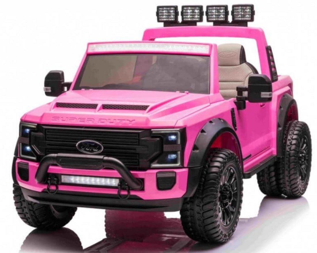 Ford Super Duty F450 24V Electric Ride On Truck Pink