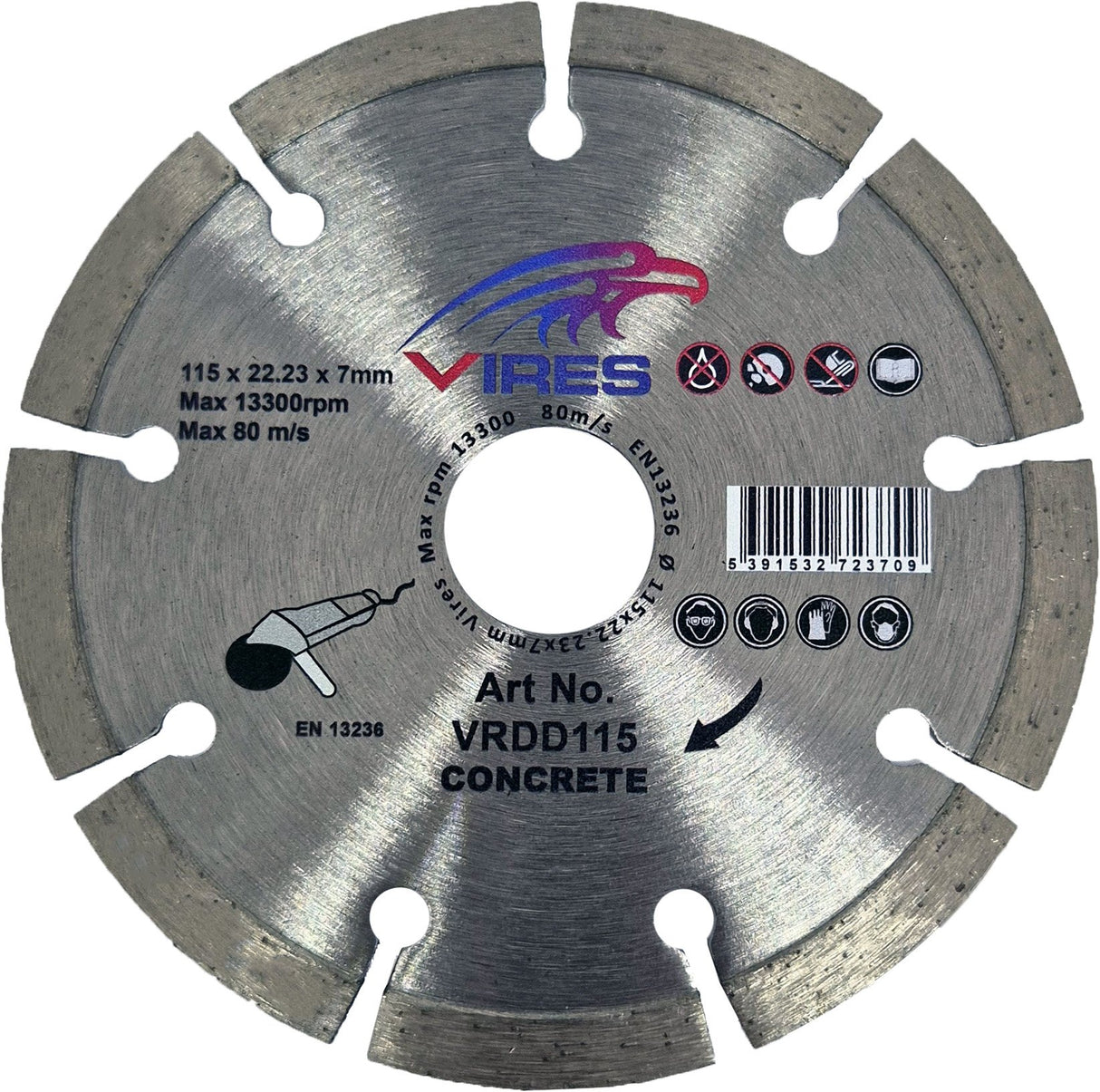 Vires Diamond Disc – 115mm