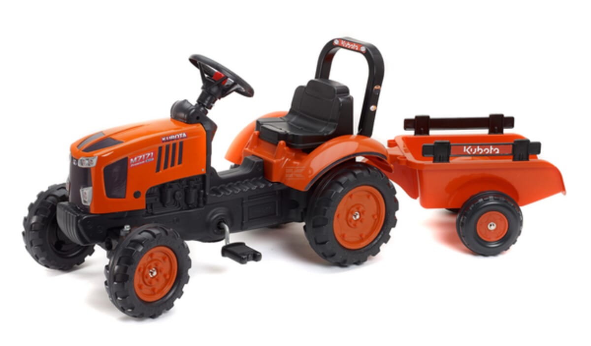 Falk F2065AB Kubota tractor with trailer