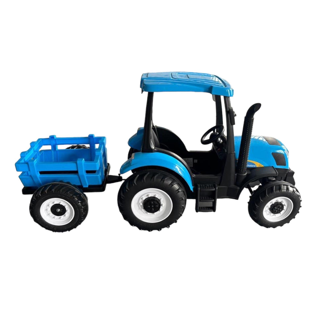Blue Trailer and Hitch for T7 New Holland Tractor
