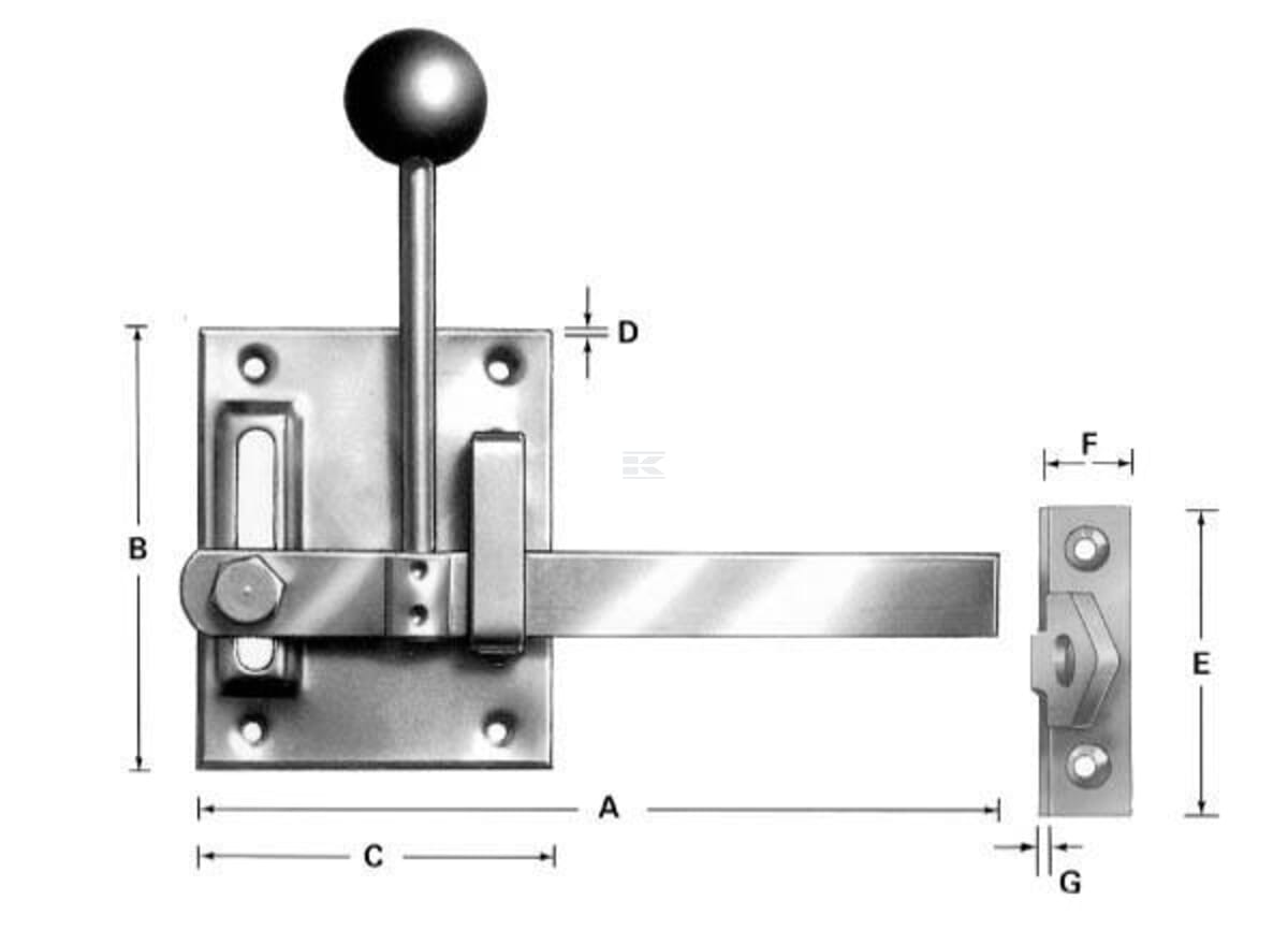 Garden Gate Latch