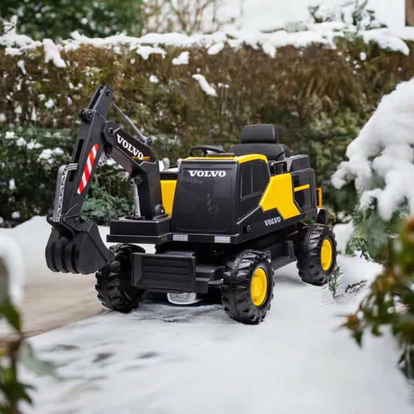 Licensed Volvo Electric Digger Ride On Excavator | Outdoor Electric Toys