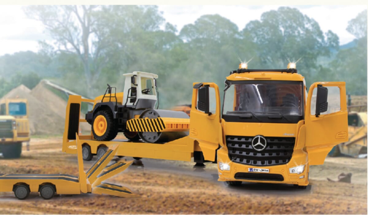 Jamara Flat Bed Truck Mercedes Arocs 1:20 2,4G