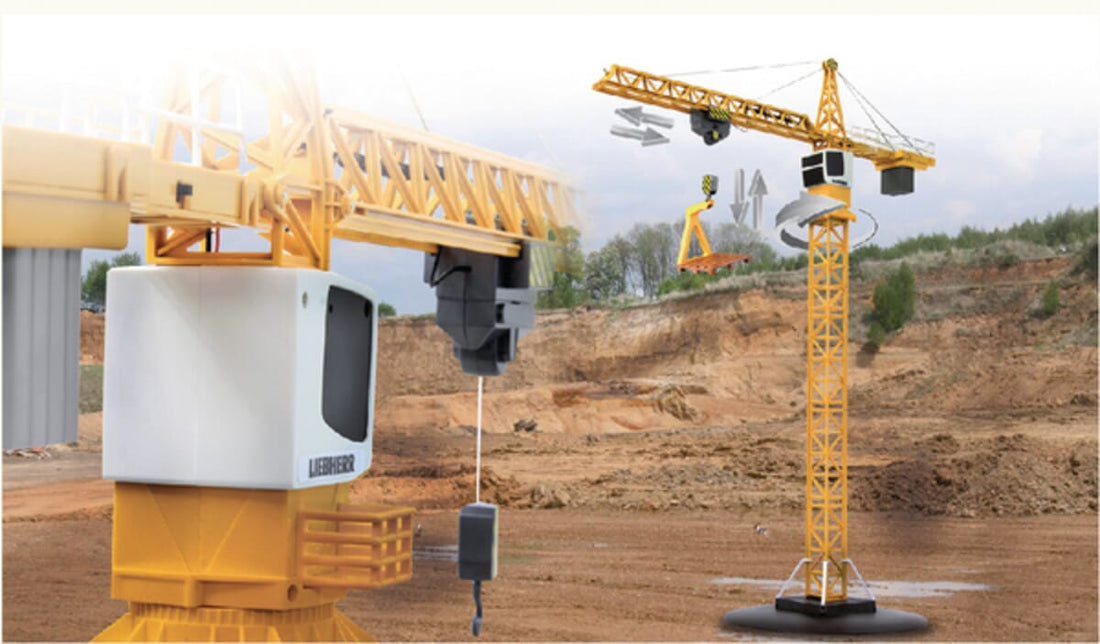 Jamara Turning Tower Crane Liebherr 2,4G