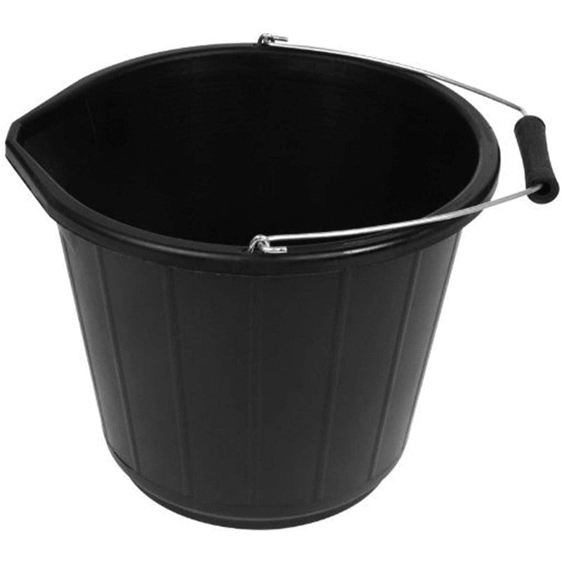 Jefferson 15 Litre Tuff-Bull Bucket (Black)