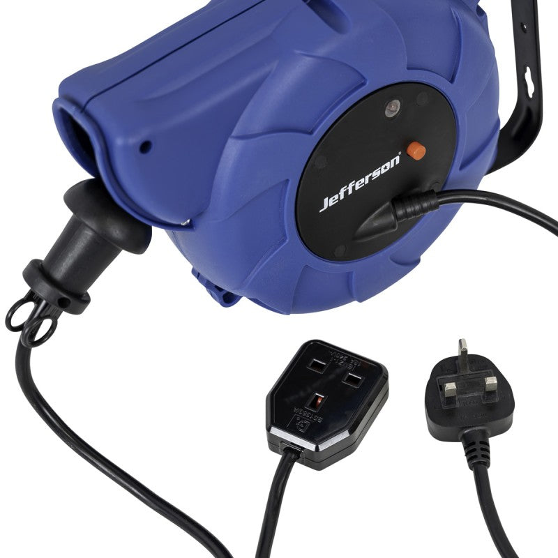 Jefferson Retracting Cable Reel 10M 230v 1.5 Core