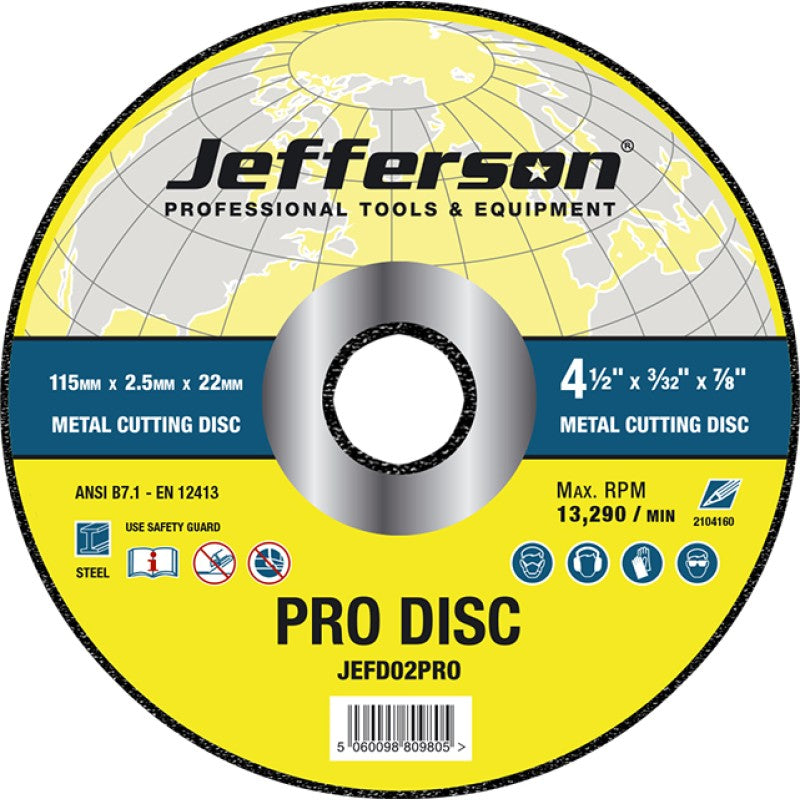 Jefferson Metal Cutting Abrasive Disc