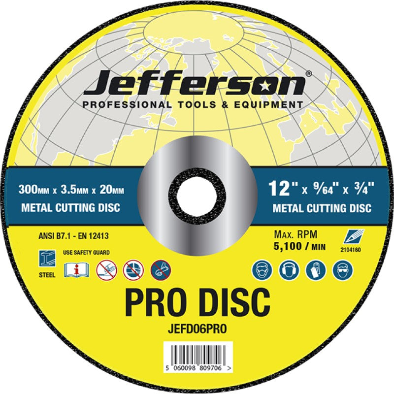 Jefferson Metal Cutting Abrasive Disc