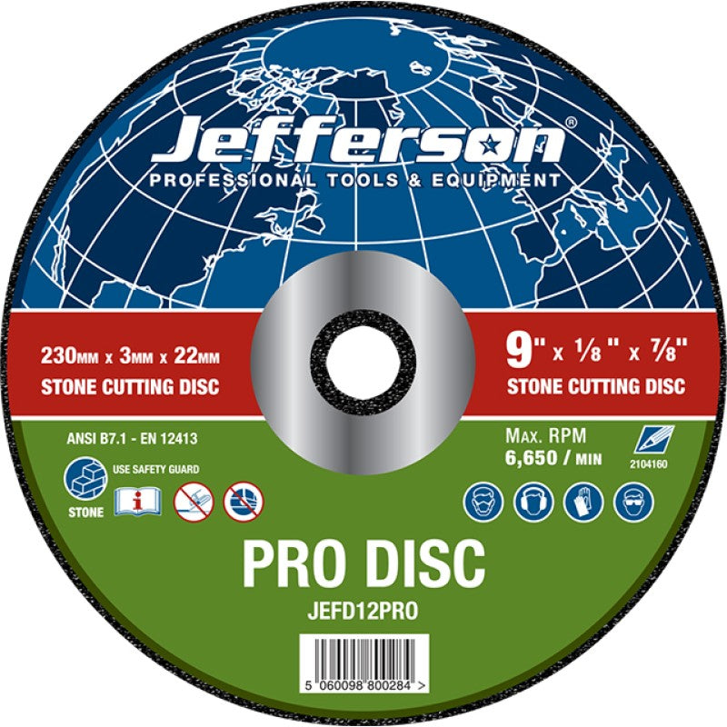 Jefferson Stone Cutting Abrasive Disc