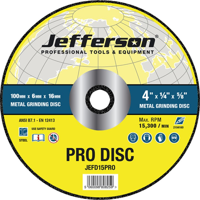 Jefferson Metal Grinding Abrasive Disc