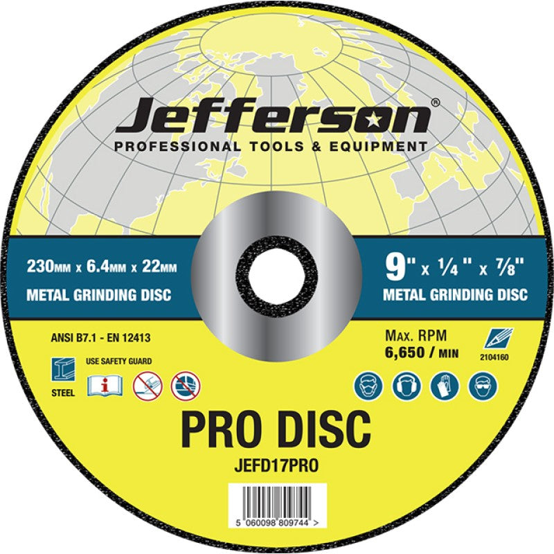 Jefferson Metal Grinding Abrasive Disc