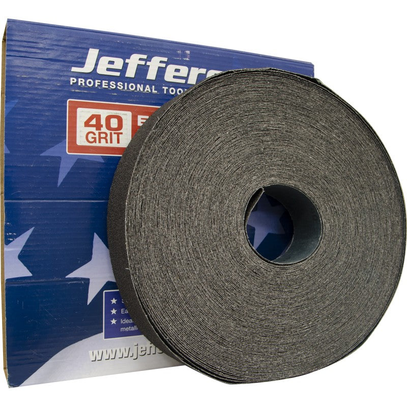 Jefferson 50mm x 50M Emery Cloth Roll (40G)