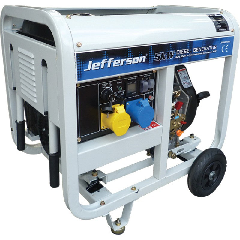 Jefferson 6.3kVA Diesel Generator
