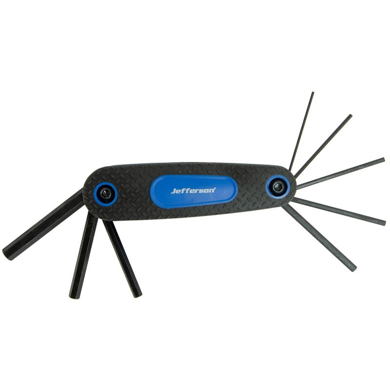 Jefferson 8 Piece Folding Hex Key Set