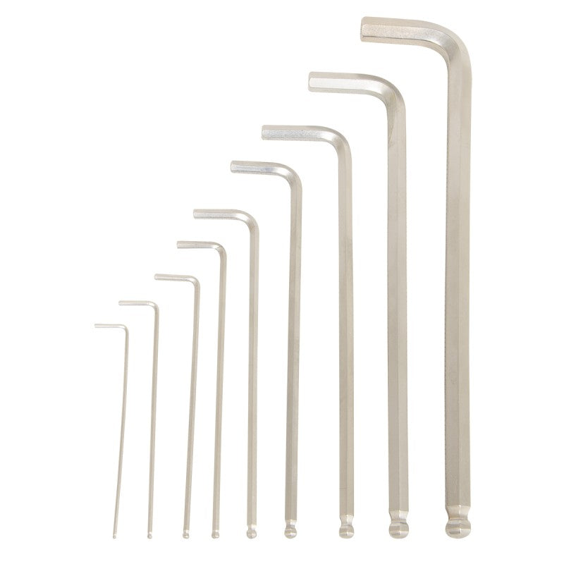Jefferson 9 Piece Extra Long Ball-hex Key Metric Set
