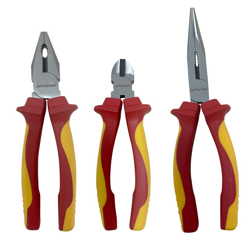 Jefferson 3 Piece VDE Plier Set