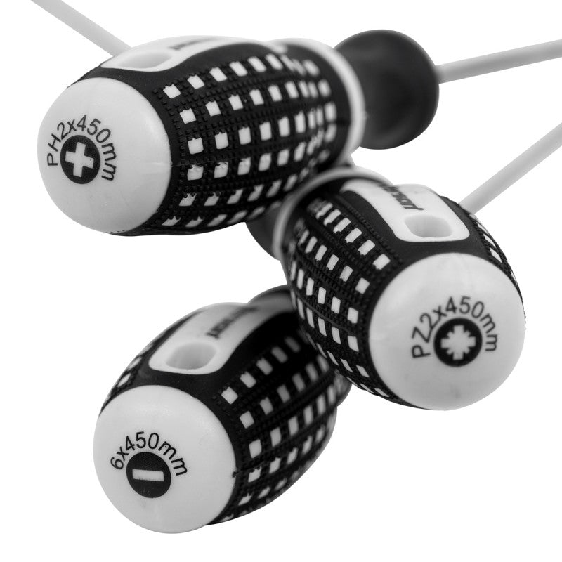 Jefferson 3 Piece Long Screwdriver Set