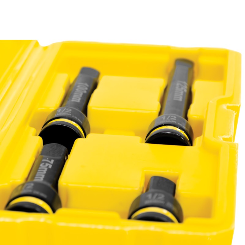 Jefferson Tundra 4 Piece 1/2" Drive Impact Extension Bar Set