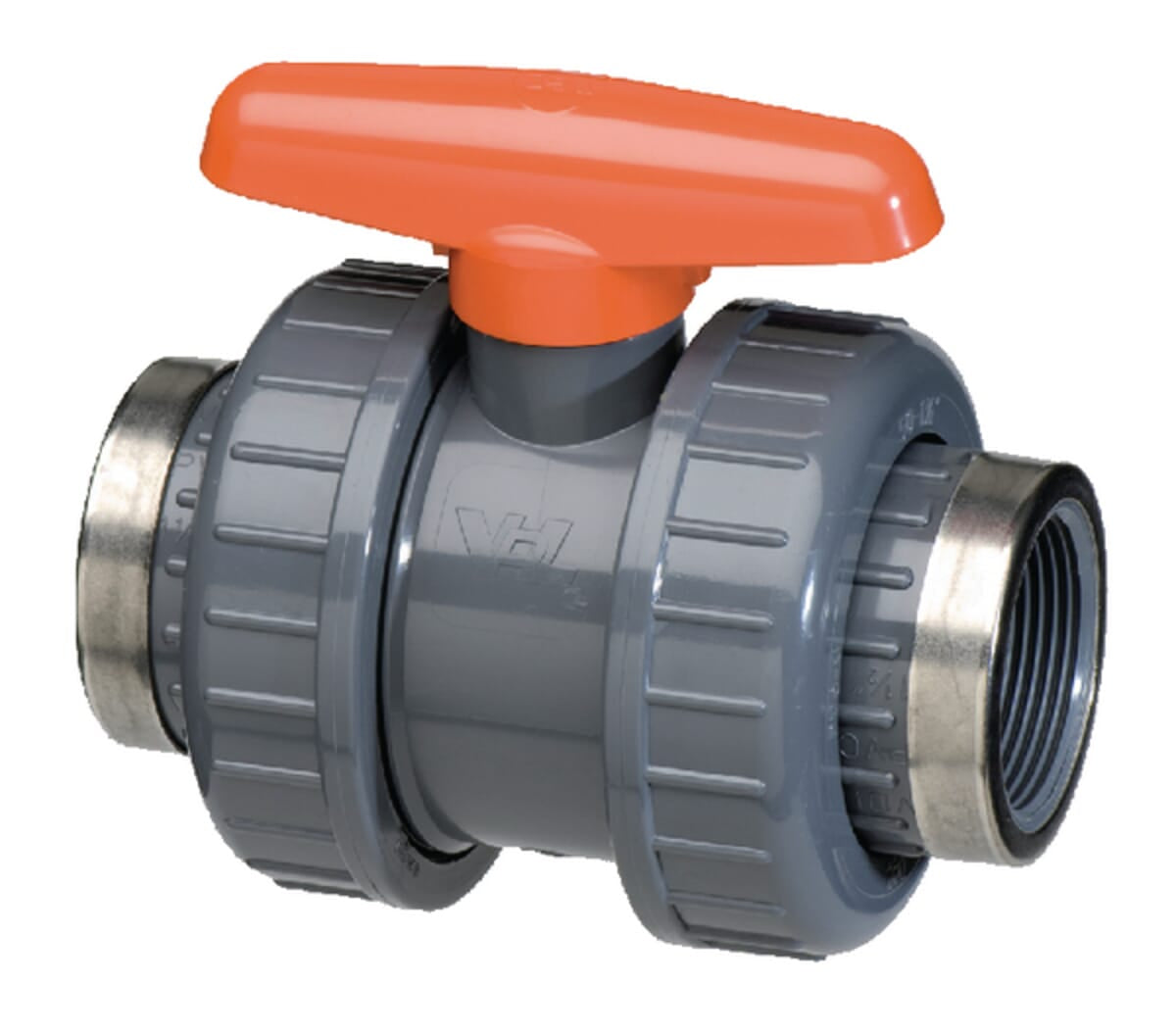 VdL PVC-U ball valve - Female thread (BSP) x Female thread (BSP)