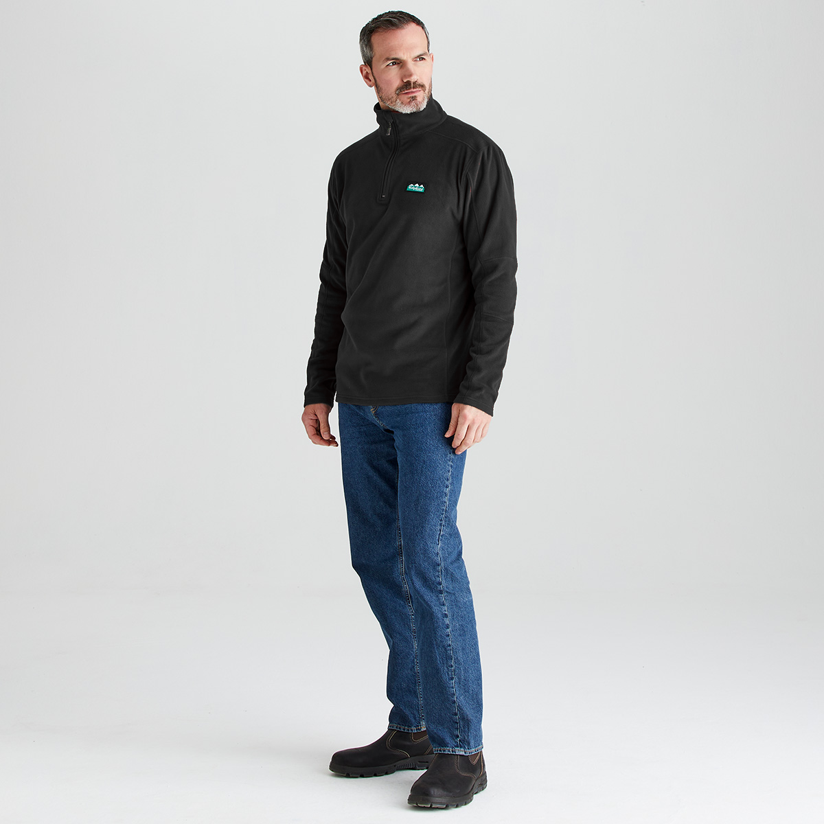 Ridgeline Men's Narvik Fleece – Black
