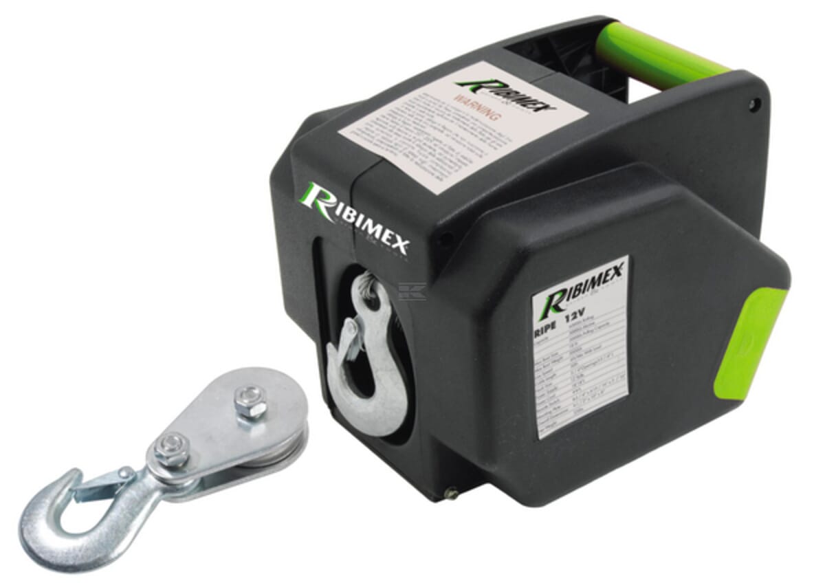 Ribitech Electric winch 12V - 900kg