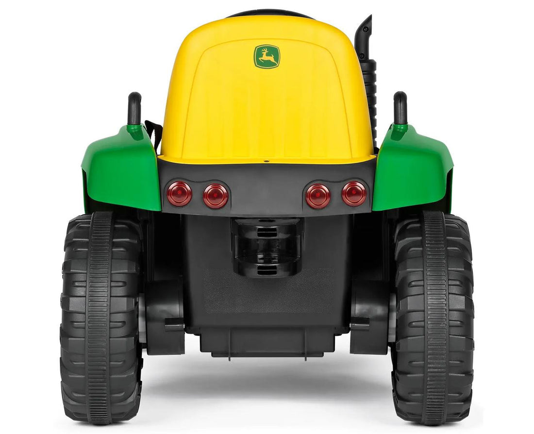 Peg Perego John Deere Farm Power 12V Electric Tractor with Trailer