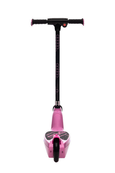 Prizm Kids 12V Electric Scooter with Flashlights and Headlight (Pink)
