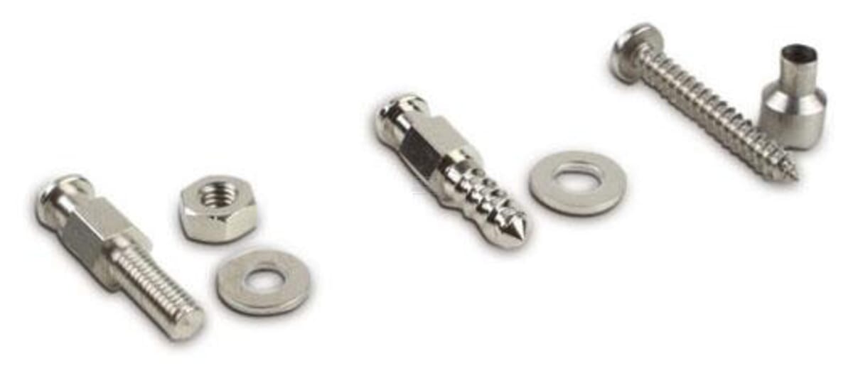 Fixing screws for tarpaulins