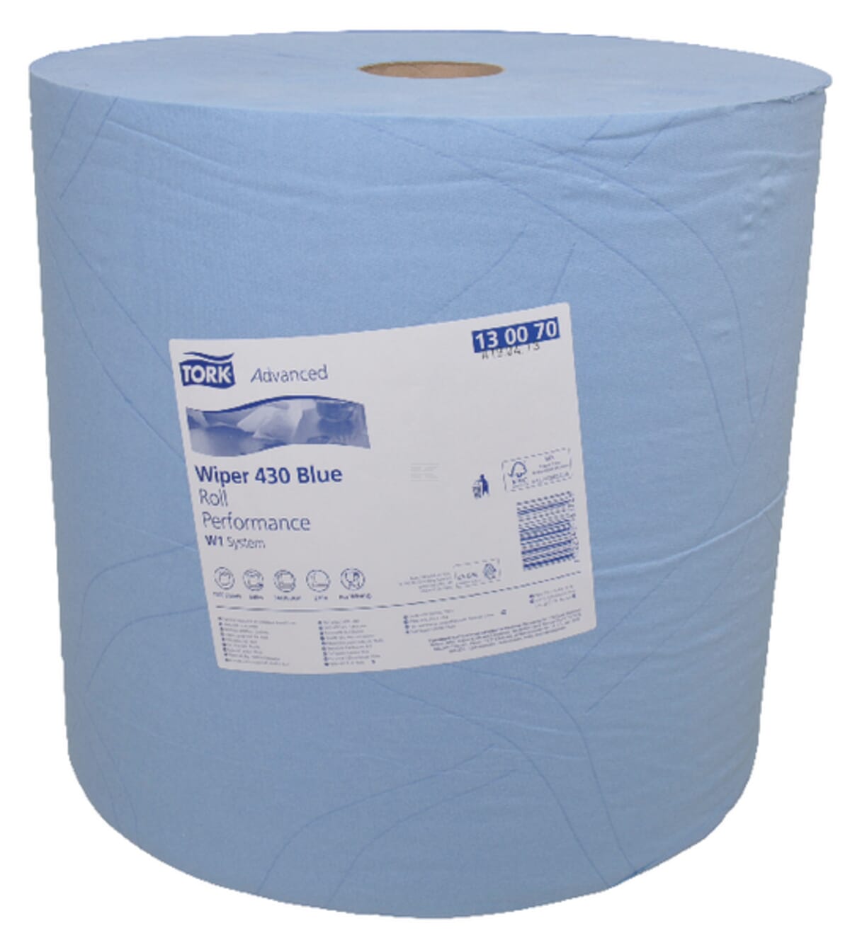 Paper towel, Tork Wiper 430 Blue roll