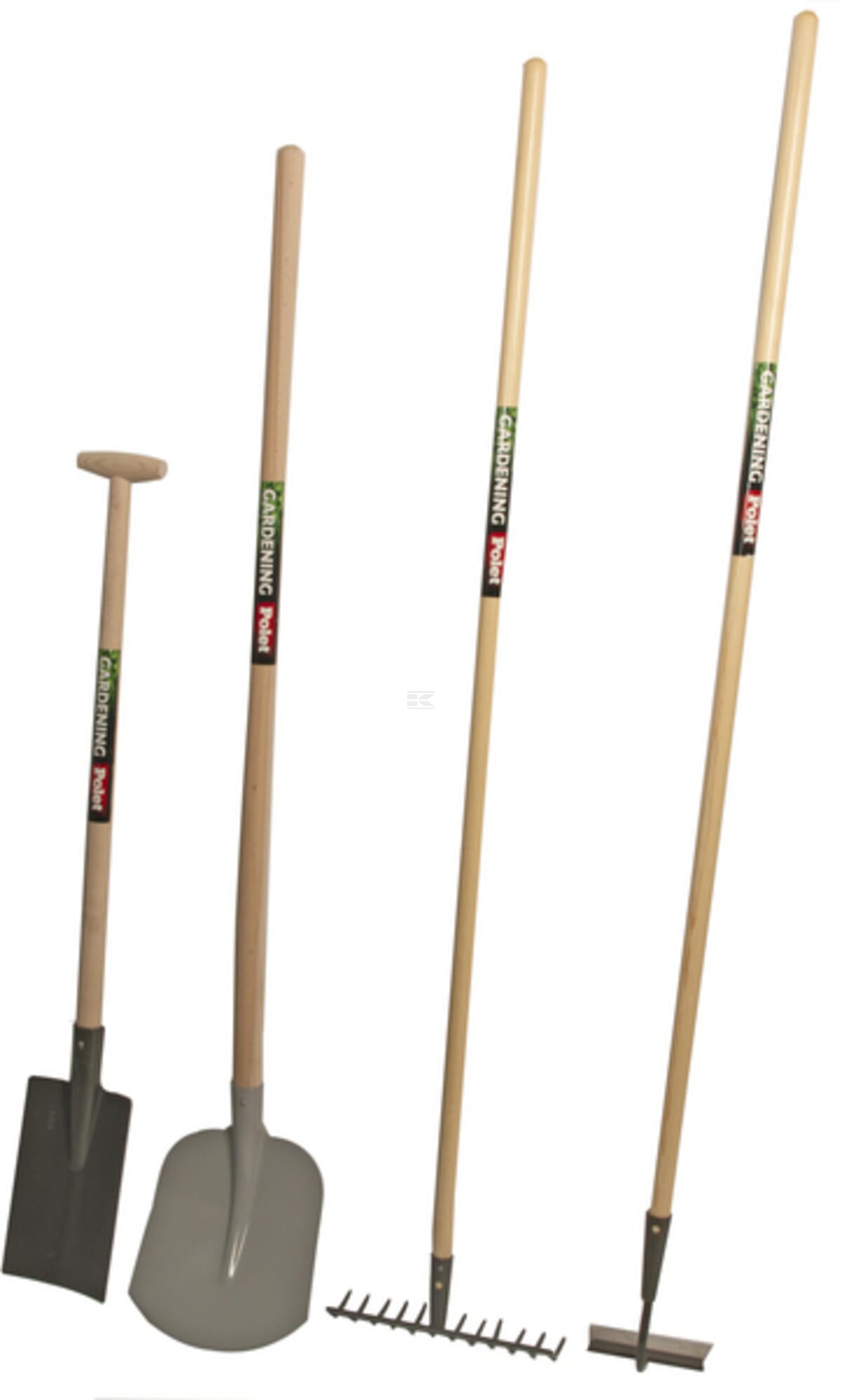 Polet G1 set spade, hoe and rake