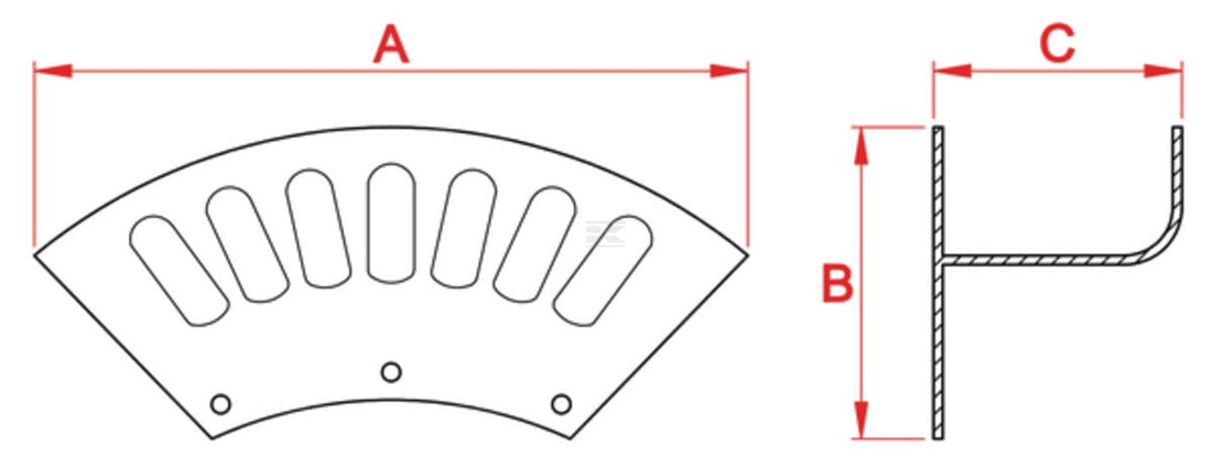 Wall hose bracket Type B