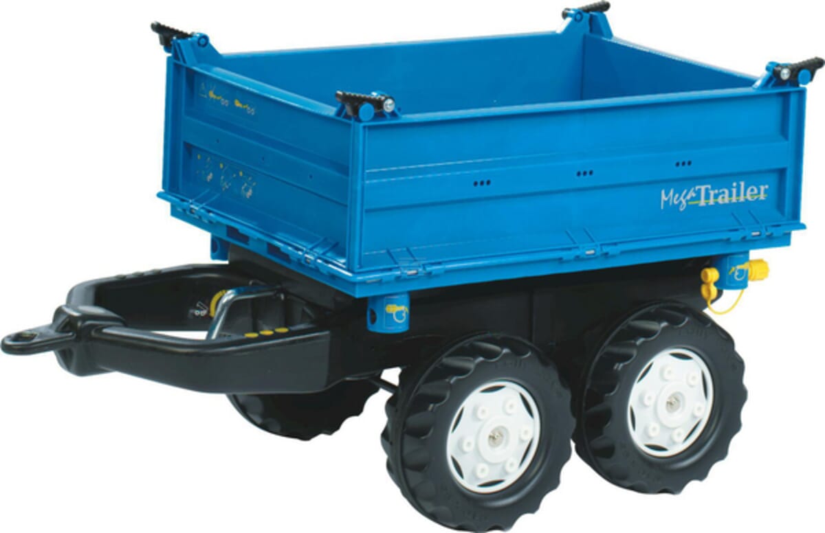 Rolly Toys R12110 Mega-trailer 3 side tipper blue