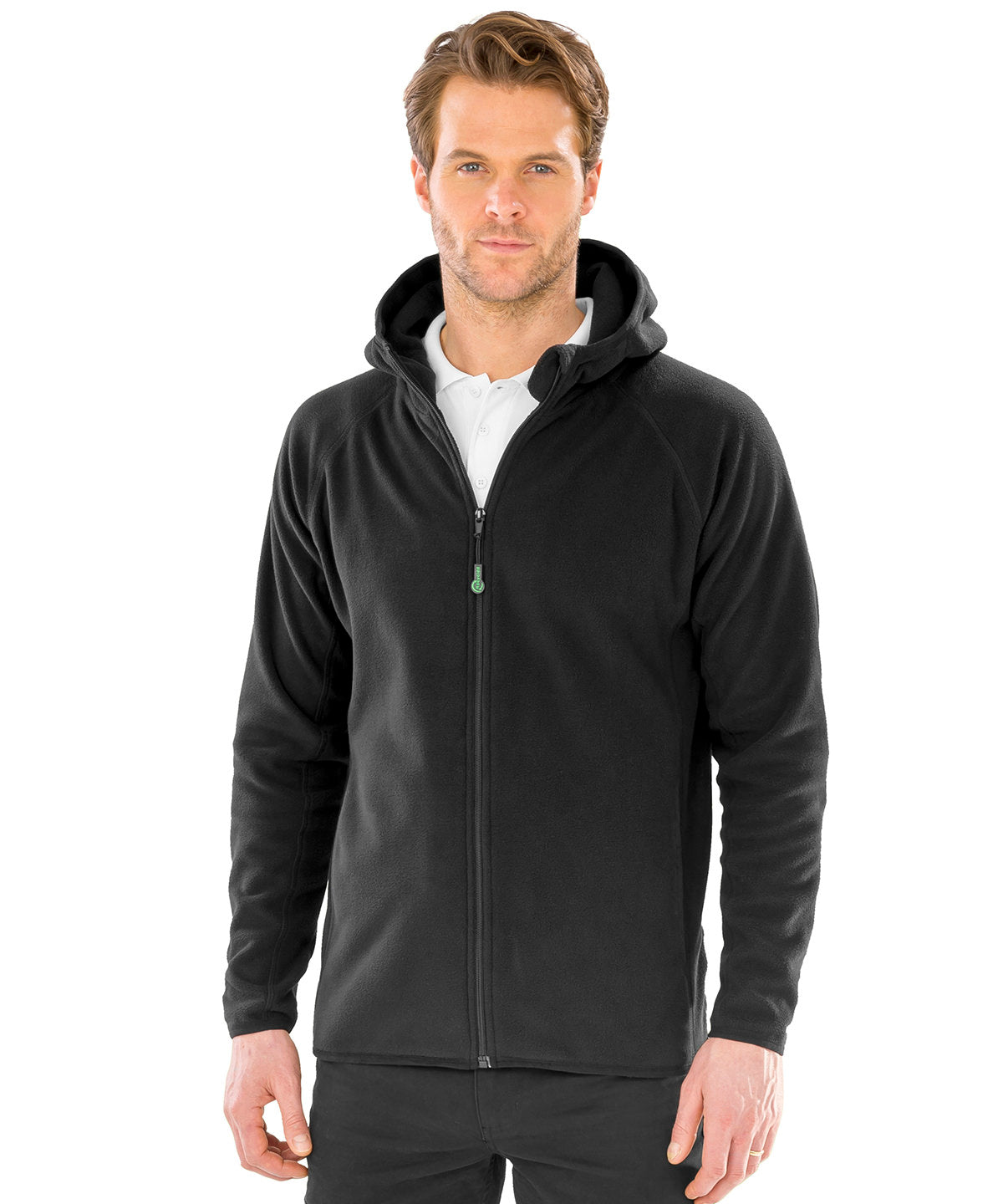 Result Recycled Hooded Microfleece Jacket (R906X)