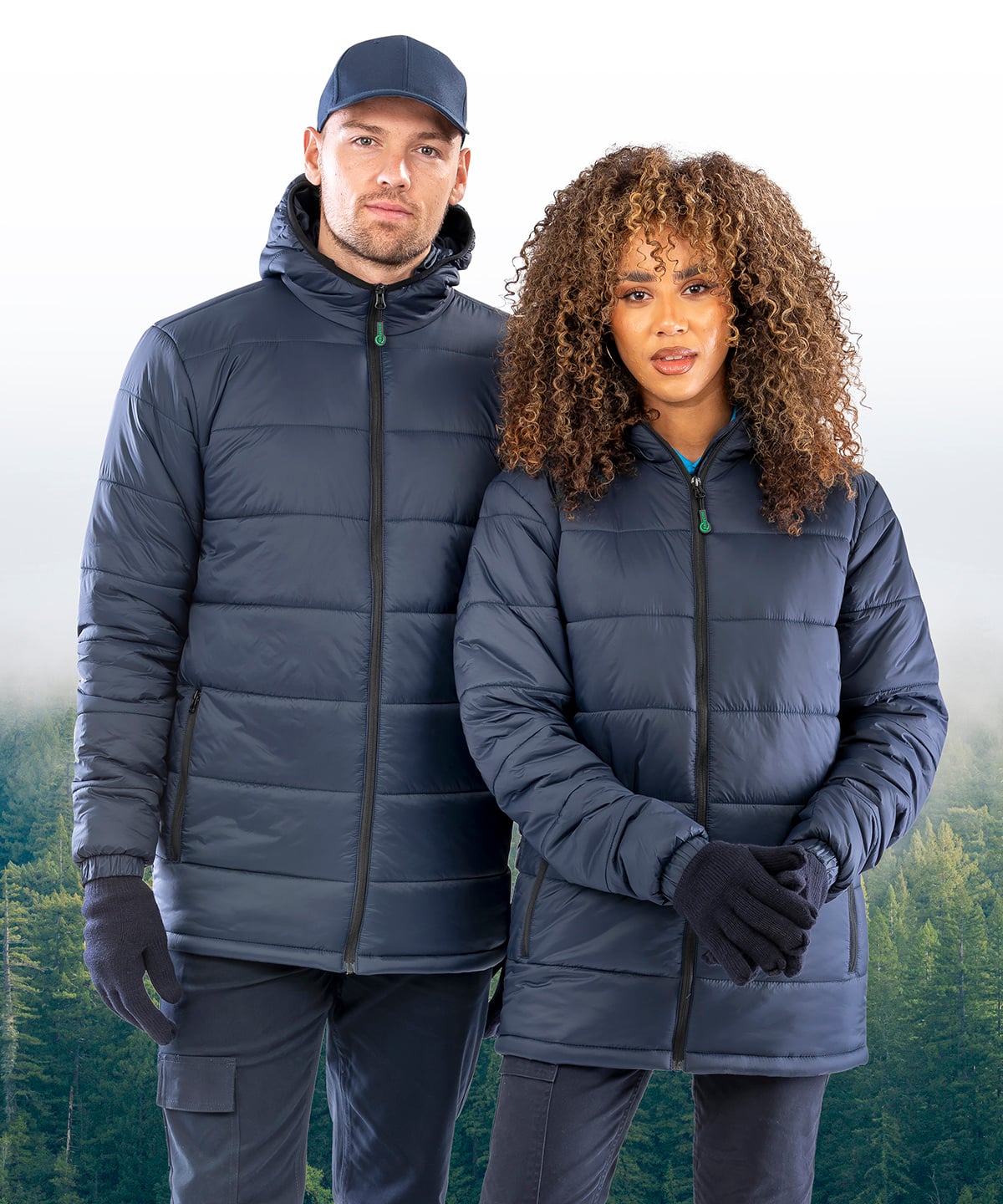 Result Recycled Hooded Padded Parka (R910X)