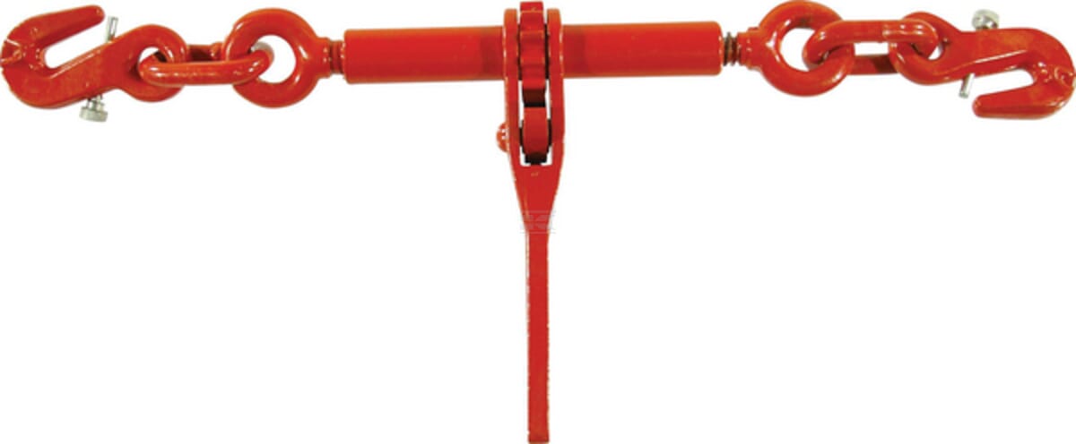 McBULL Ratchet load binder with two hooks