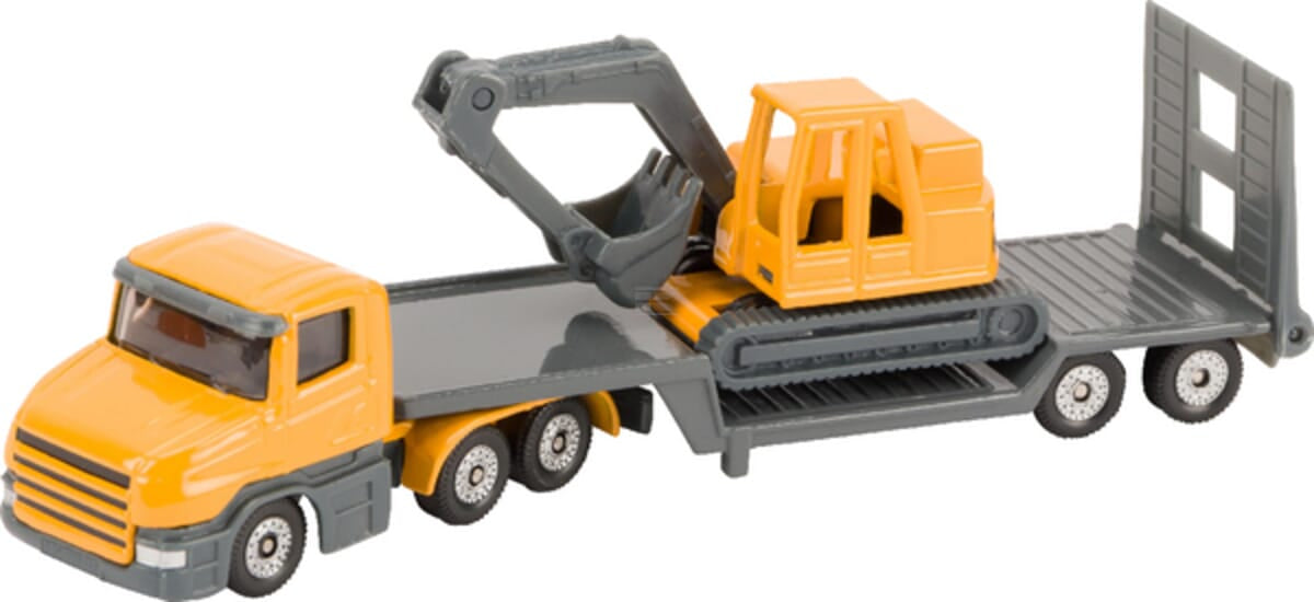 Siku S01611 Low loader with excavator